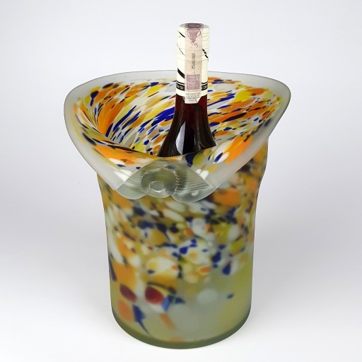 WIELKI WŁOSKI WAZON MURANO GLAS
