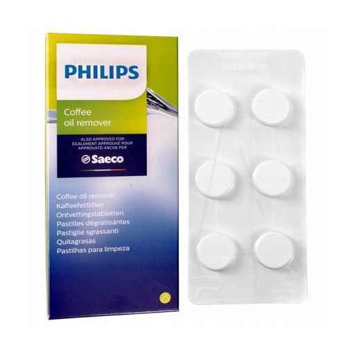 Odkamieniacz Philips 250+ Tabletki 6704 6szt+ Środek do obiegu mleka CA6705
