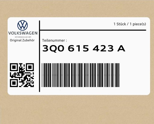 korpus zacisku hamulcowego 3Q0615423A ŠKODA Superb VW Atlas Tiguan AUDI A3