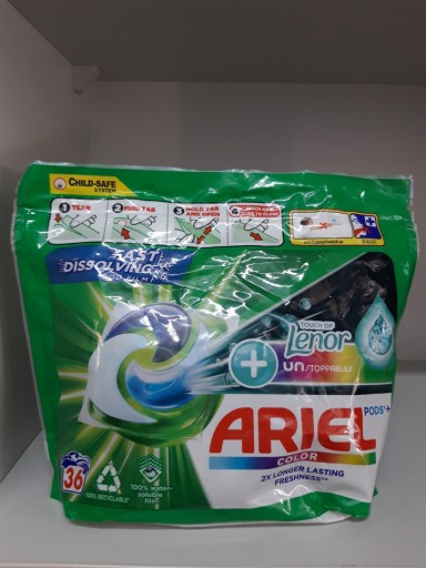 ARIEL Pods+ Lenor Unstoppables капсулы 36 стирок