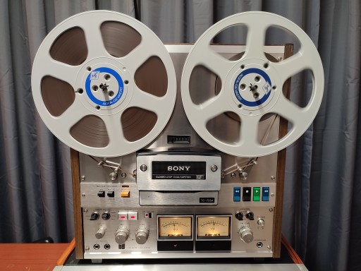 Катушечный магнитофон SONY TC-755A + катушки с лентой