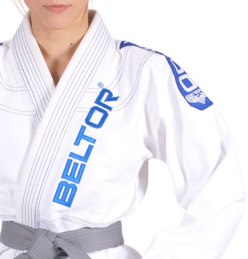 BELTOR KIMONO BJJ GI DLA DZIECI JUNIOR KIDDO BIAŁE M00