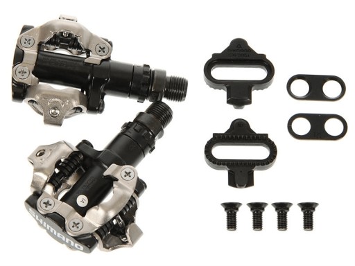 Велосипедные педали Shimano SPD PD-M520 MTB + шипы