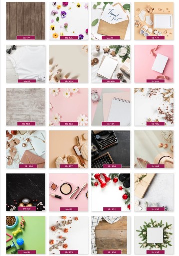 TŁA FOTOGRAFICZNE FLAT LAY 50x50 Blog Instagram