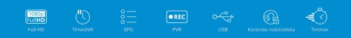 Тюнер DVB-T2 H.265 HEVC, ТВ-декодер PVR Cabletech