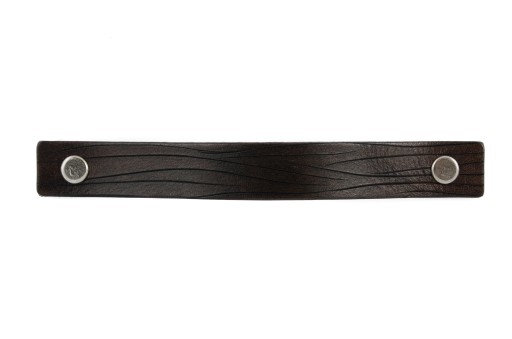 COLORISO BLACK мебельная кожаная ручка 128мм