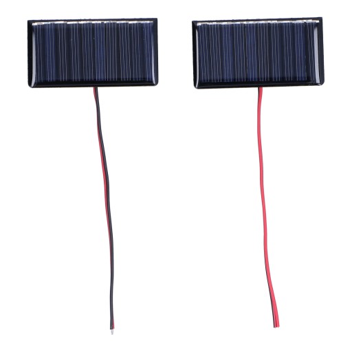 Moduł panelu słonecznego 2szt polysilikonowy mini 68x36mm 0.3W 5V