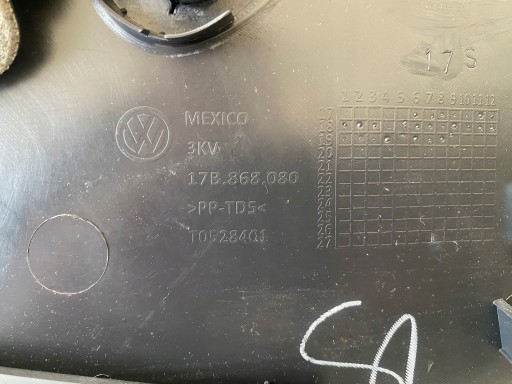 VW JETTA VII 19- USA BOCZEK DRZWI PRZEDNI PRAWY PRZÓD 17B868080