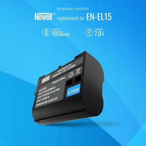 Зарядное устройство + 2 аккумулятора EN-EL15 для Nikon