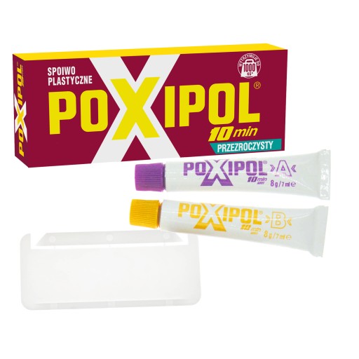 POXIPOL КЛЕЙ 14 МЛ ПРОЗРАЧНЫЙ ПЛАСТИКОВЫЙ СВЯЗАТЕЛЬ