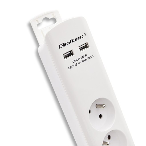 Удлинитель антипомпажный 4gn 2xUSB 1,8м