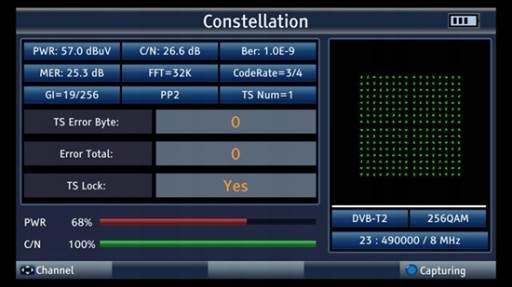 DVB-T/T2/C DVB-S/S2-метр ST-6986 HEVC СИГНАЛ
