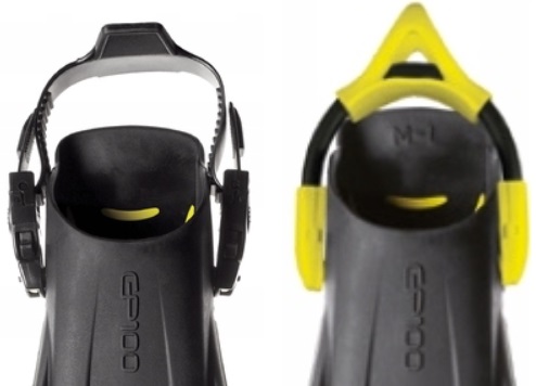 Płetwy regulowane sling strap do nurkowania SEAC GP100 S białe XS-S 34/36