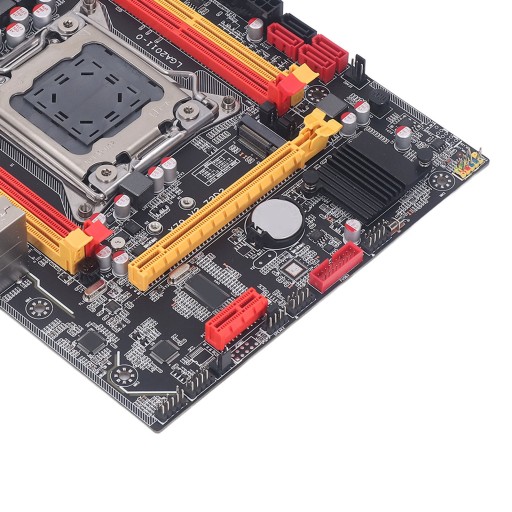Материнская плата компьютера X79 V2 LGA2011 CPU 4 DDR3 USB2.0 SATA PCIE M.2 02
