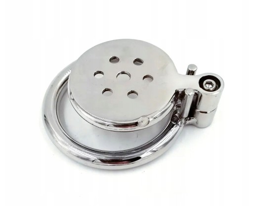 Stalowy pas cnoty Flat Cage Rurka Chastity Belt klatka na penisa