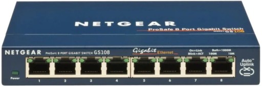 Коммутатор NETGEAR GS108GE 8xLAN