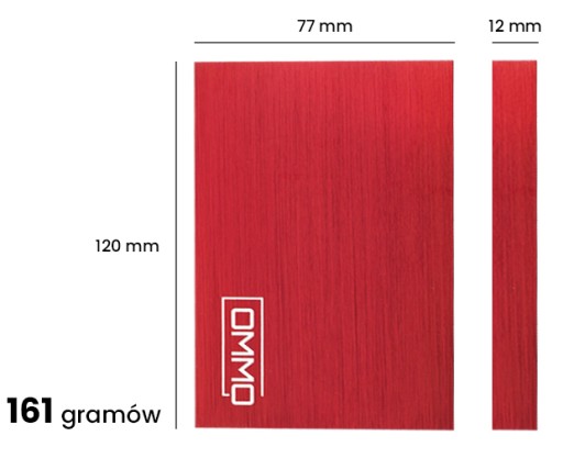 ВНЕШНИЙ ЖЕСТКИЙ ДИСК 500 ГБ USB 3.0 OMMO ALU RED
