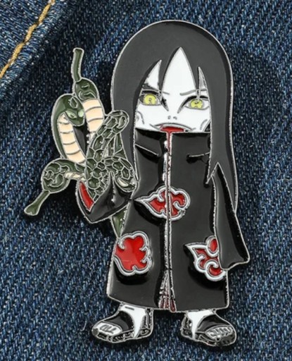 Przypinka do Ubrań Broszka Anima NARUTO Manga Orochimaru
