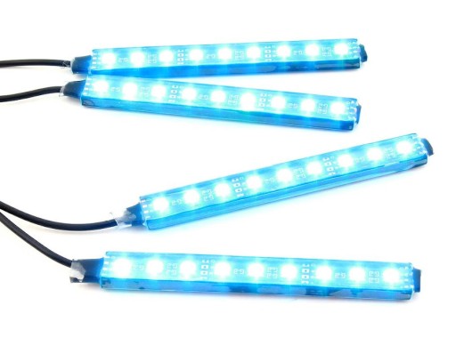 RGB освещение салона автомобиля Bluetooth 12 В окружающее