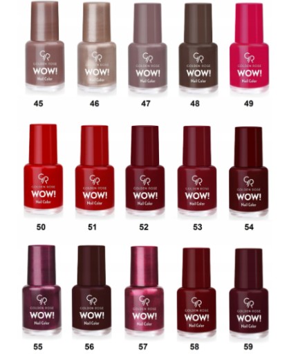 WOW NAIL COLOR Лак для ногтей Golden Rose 35
