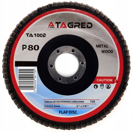 КЛАПАННЫЙ ШЛИФОВАЛЬНЫЙ ДИСК 125MM P80