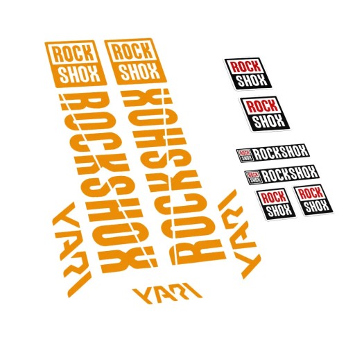 Совместимые наклейки на вилки ROCK SHOX YARI
