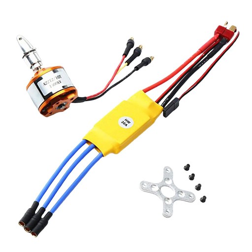 Бесщеточный двигатель RC 2212 + электрический ESC 30А