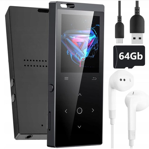 MP4 MP3-ПЛЕЕР С СЕНСОРНЫМ ВИДЕО НАУШНИКАМИ BLUETOOTH 64 ГБ