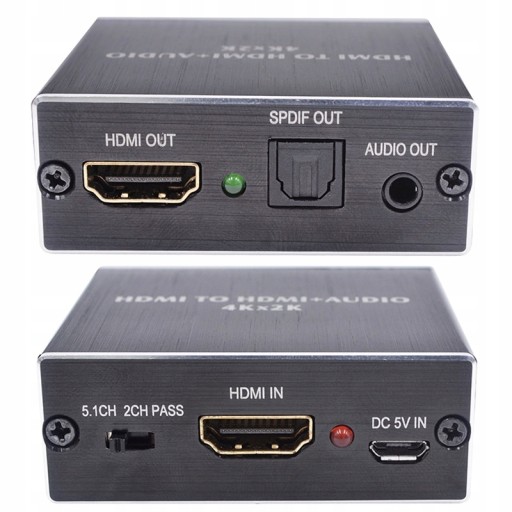 HDMI-совместимый аудиоэкстрактор, оптический TOSLINK