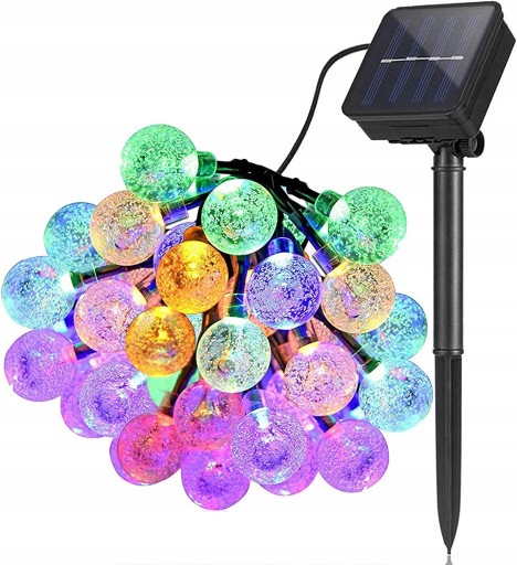 СОЛНЕЧНАЯ САДОВАЯ ГИРЛЕНД-СВЕТИЛЬНИК 100 LED 12M