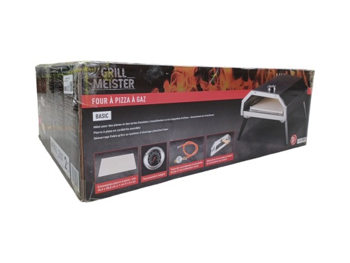 Газовая печь для пиццы GRILLMEISTER 4000 Вт макс. 400°С с камнем 30,5х30,5см