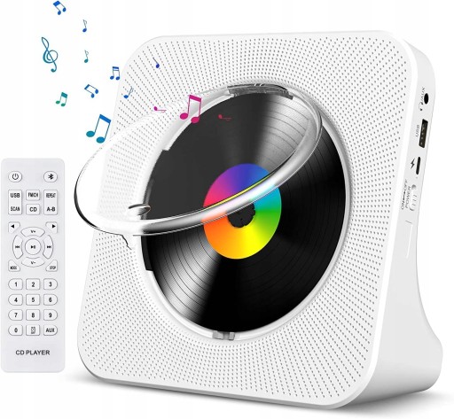 PRZENOŚNY ODTWARZACZ CD DISCMAN MINI FM RADIO BT
