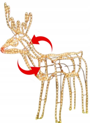 LED ДВИГАЮЩАЯСЯ ГОЛОВКА REINDEER, БОЛЬШАЯ 125 XXL