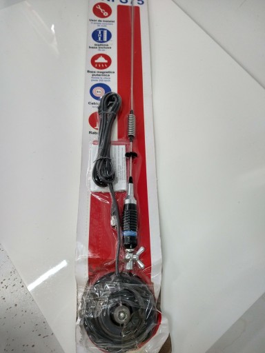 Антенна для CB Radio PNI S75 Magnetic, магнитная, 12,5 см, длина 75 см, бабочка