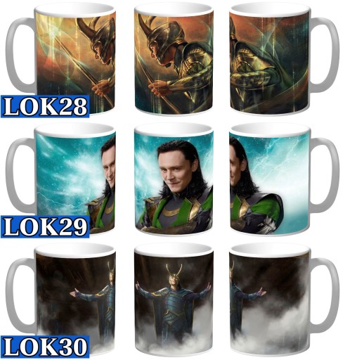 KUBEK DLA FANA LOKI NA PREZENT + IMIĘ MARVEL 330ML