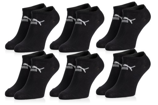 Носки Puma 6 пар 39/42 черные