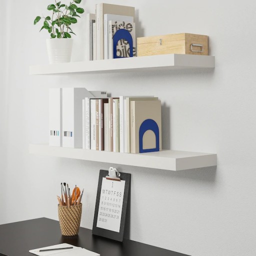 ПОЛКА НАСТЕННАЯ IKEA LACK 110x26 см БЕЛАЯ