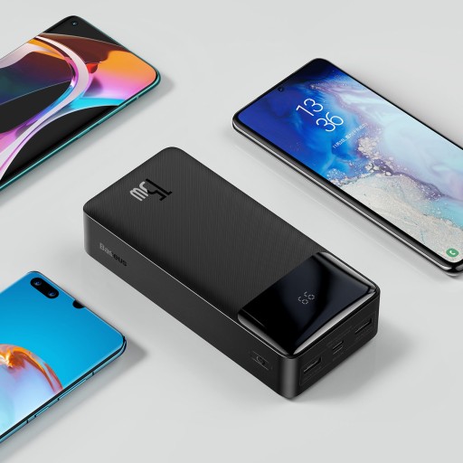 BASEUS POWER BANK 30000мАч 15Вт + USB-кабель 4в1 1,2м