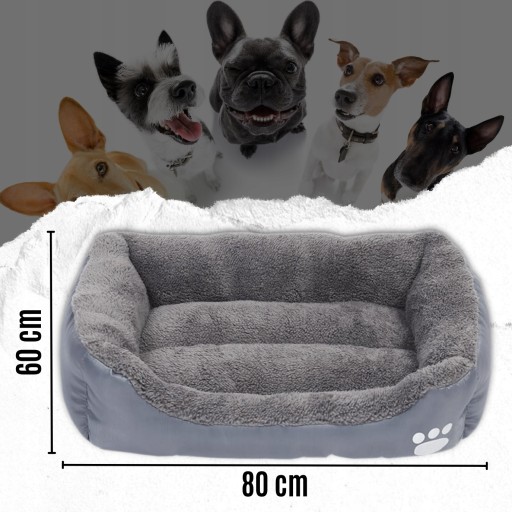 КРОВАТЬ ДЛЯ СОБАКИ ДЛЯ КОШКИ 80X60 ДИВАНТ, ДИВАН XXXL