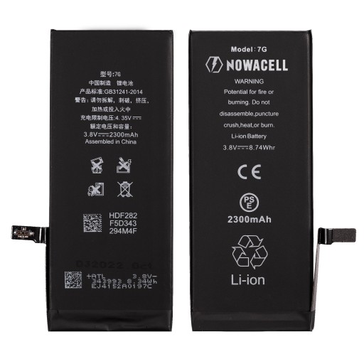 Аккумулятор NOWACELL для iPhone 7 — увеличенная емкость