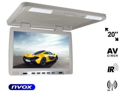Потолочный автомобильный монитор 20 дюймов LED HD 12 В