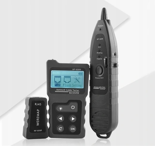 МНОГОФУНКЦИОНАЛЬНЫЙ СЕТЕВОЙ КАБЕЛЬНЫЙ ТЕСТЕР LCD NF-8209