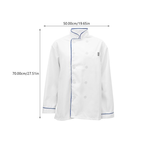 CHEF COAT МУЖСКИЕ КУРТКИ-ГРИЛЬ ДЛЯ ПОВАРОВ УНИСЕКС