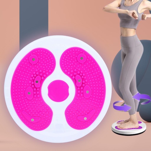 Скейтборд для упражнений Twist Board розового и красного цветов