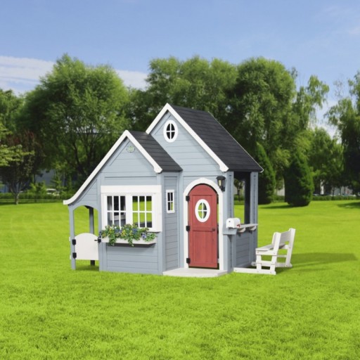 Деревянный садовый домик для детей Spring Backyard Discovery
