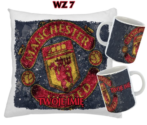 KUBEK + PODUSZKA dla kibica MANCHESTER UNITED F.C