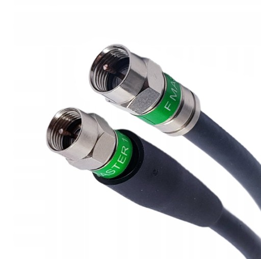 Kabel koncentryczny ZEWNĘTRZNY 5M Wtyk F-Wtyk F Triest 1,13Cu+ŻEL PE