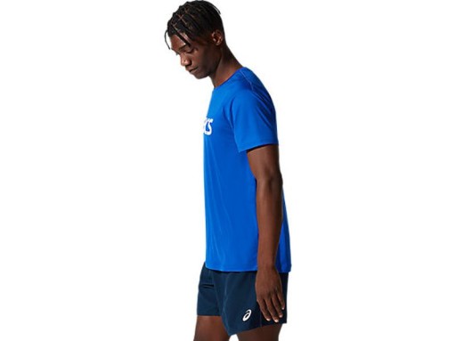 ASICS CORE TOP МУЖСКАЯ СИНЯЯ/БЕЛАЯ ФУТБОЛКА XXL