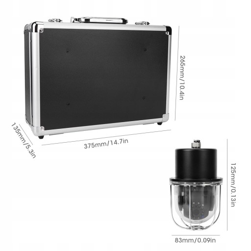 КАМЕРА ДЛЯ ПОДВОДНОЙ РЫБАЛКИ 10,1 ДЮЙМОВ, 20 М TFT LCD