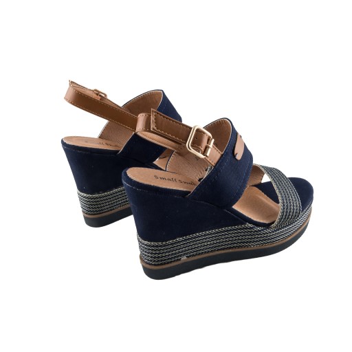 Niebieskie Koturny Katy r.40